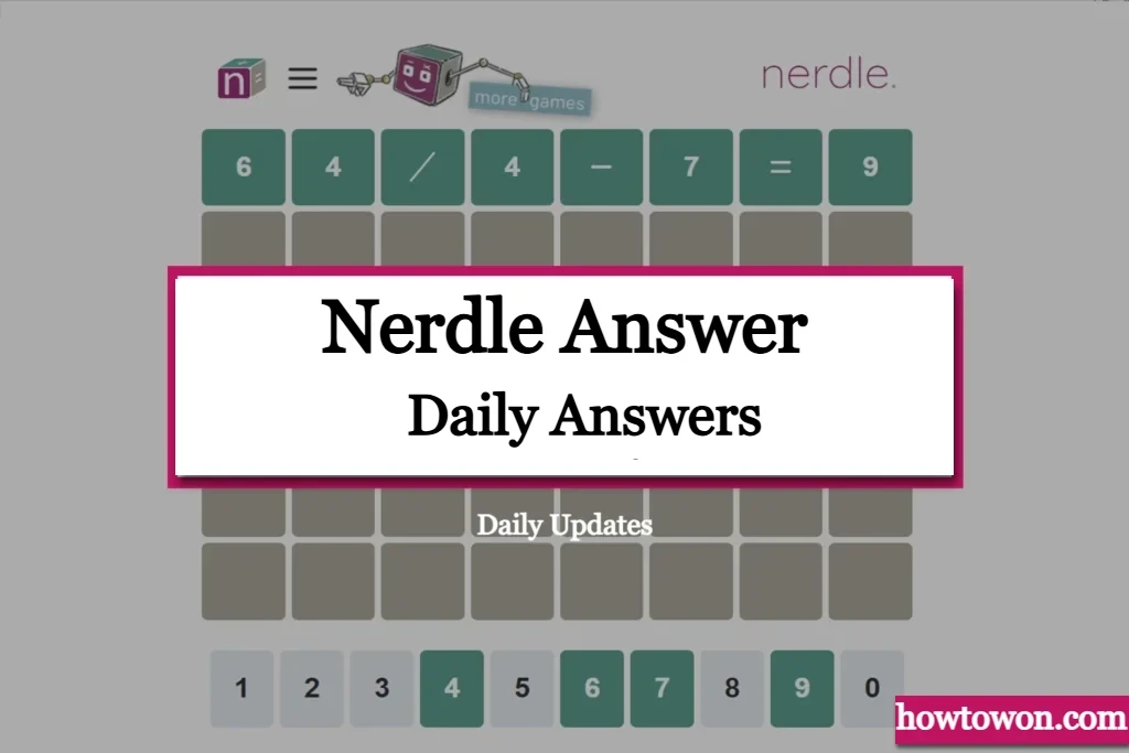 Today Nerdle Answer